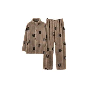 Lan Miao Pajama Set Men's Khaki