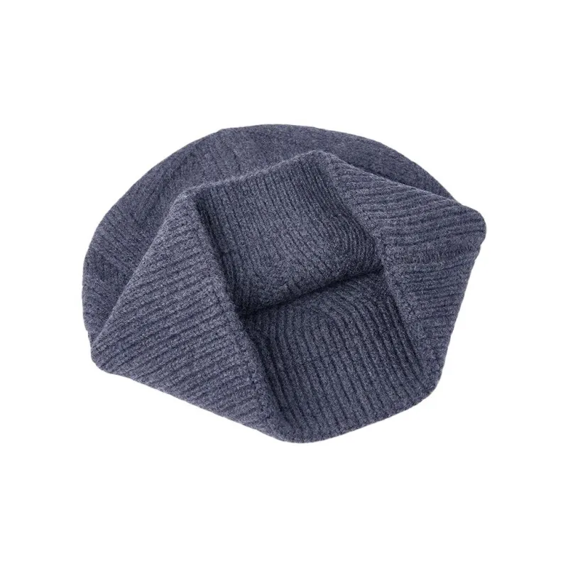 H YXIANG Pure Wool Beanies Men's-10