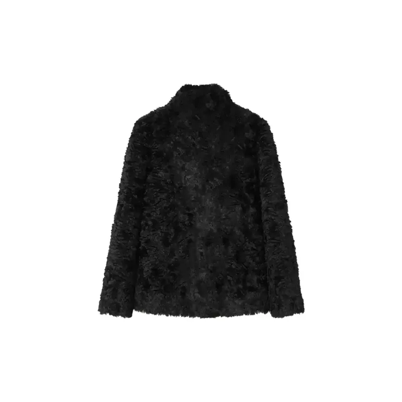 LEMON FAIRY Velvet feel Coat Women's Black-1