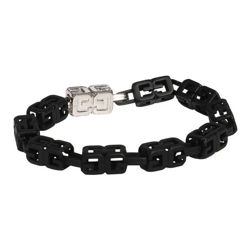 GIVENCHY Brass Bracelets Men's Black-1