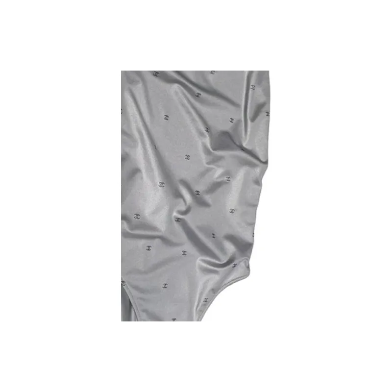 CHANEL 24 New Spring And Summer Arrivals One piece Swimsuit Women's Silver-3