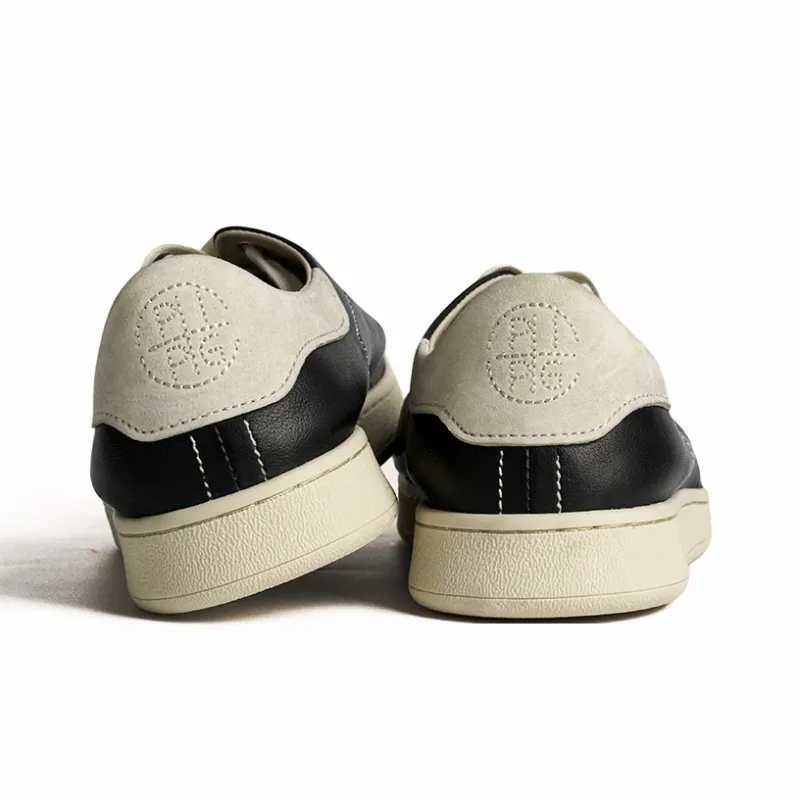 PIPG Distressed Breathable Low-Top Skateboard Shoes Men's White-3