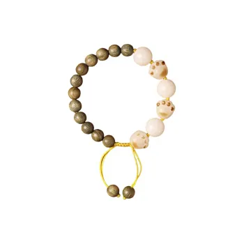 Baozhi Green Sandalwood Bracelets Unisex