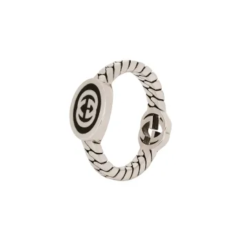 GUCCI 925 Sterling Silver Rings Women's