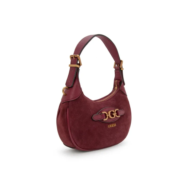 GUESS Artificial Leather Shoulder Bag Medium Size Women's Multicolor-0