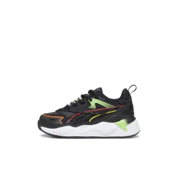 Miraculous x PUMA RS-X Anti-Slip Wear-Resistant Low-Top Kids Lifestyle Shoes Black White Children Aged 3-7 Years Old