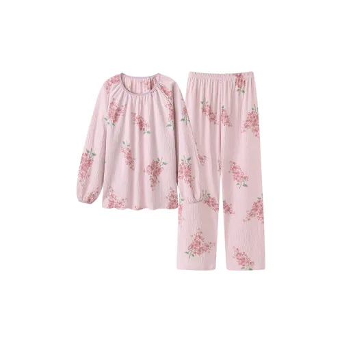 Follow The United States Pajama Set Women's Pink