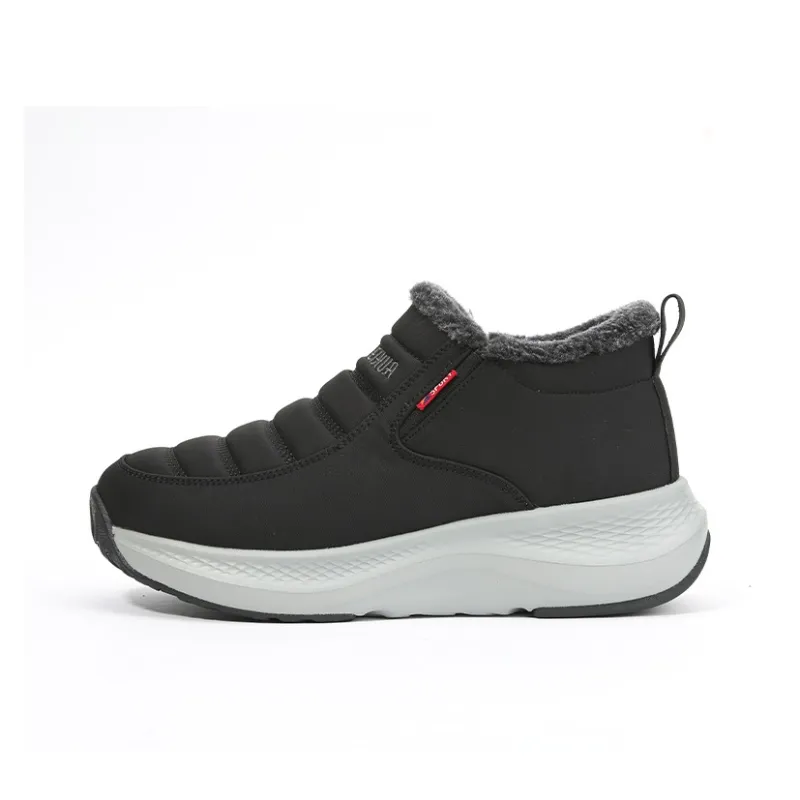 Old Meihua Casual Shoes Men Low Top Black/Gray-0