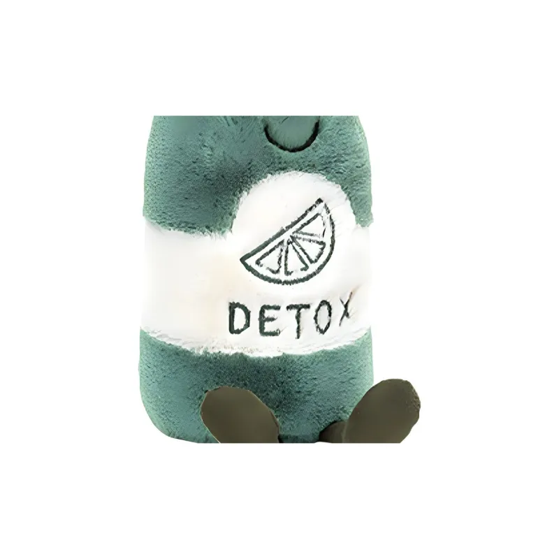 JELLYCAT Fun Food Collection Detoxifying Green Dolls Plush Doll 19cm Height-1
