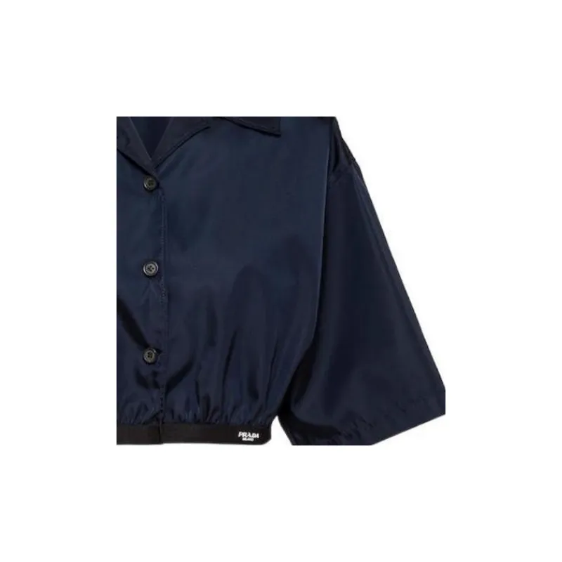 PRADA Crop Tops Women's Blue-3