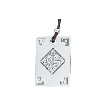 CUTE DAME S999 Sterling Silver Necklaces Unisex Silver
