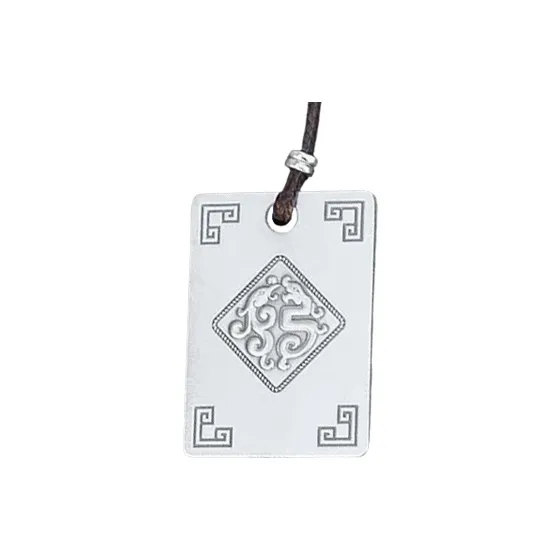 CUTE DAME S999 Sterling Silver Necklaces Unisex Silver-0
