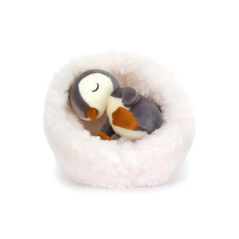 JELLYCAT Hibernating Penguin Stuffed Animal-1