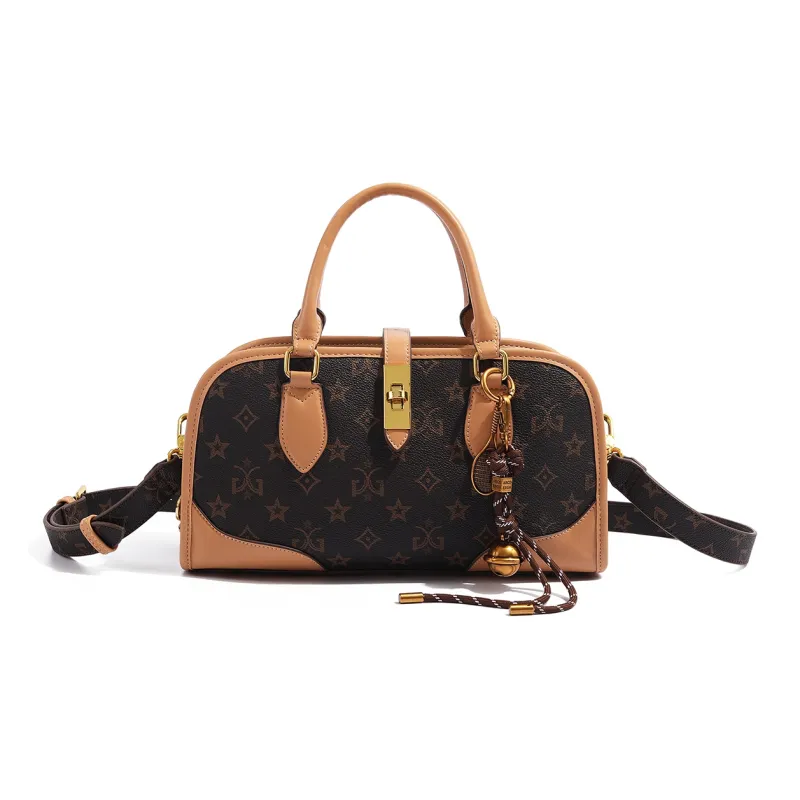MISS GAIL Synthetic Leather Crossbody Bags Handbags Regular Women's Brown-0