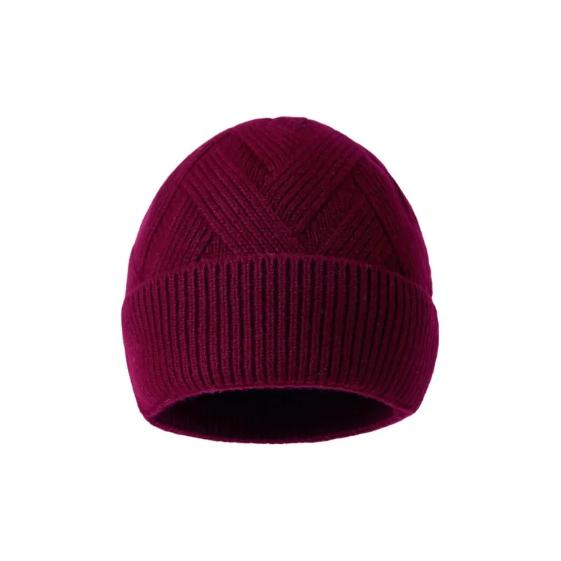 H YXIANG Pure Wool Beanies Men's-22