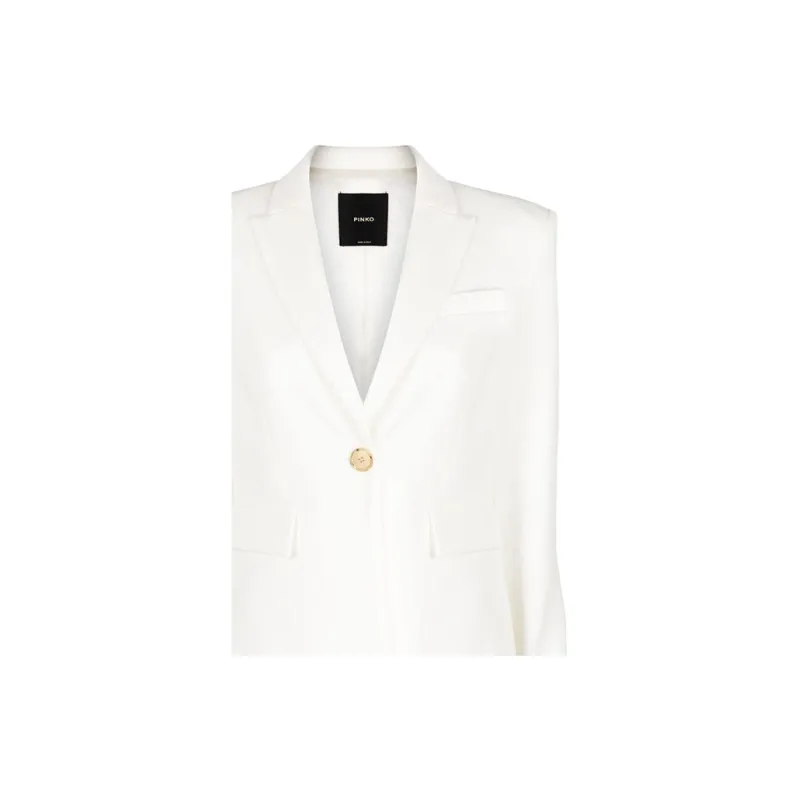 PINKO Business Suits Coats Women's White-5