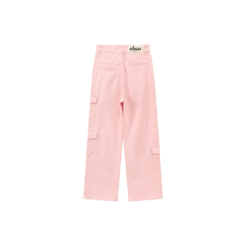 CHUU Casual Pants Women's Light Pink-1