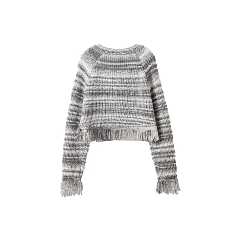 XIANGYING Knitwear Women's Gray-1