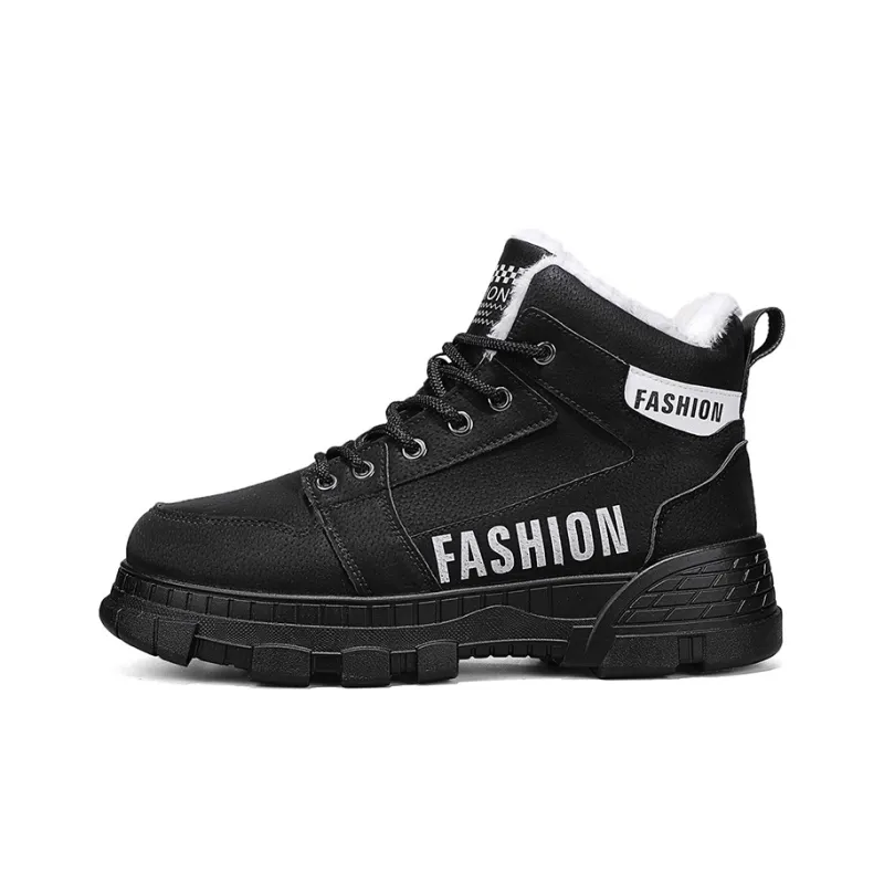 Wooden Rabbit Thermal Short Snow Boots Men's-0