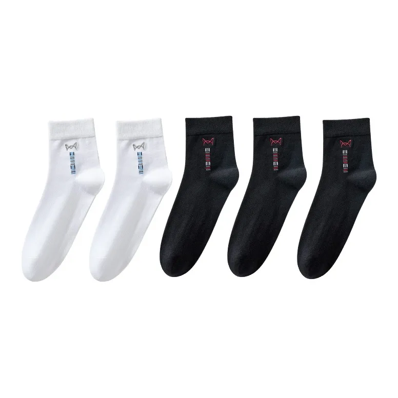 MIIOW Mid Calf Socks Men's 5 Pack-17