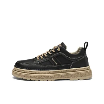 AOKANG AK DUNK Series Skateboard Shoes Men Low Top Black, Khaki
