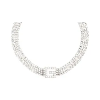 GUCCI Square G Crystal Necklace