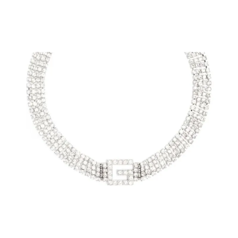 GUCCI Square G Crystal Necklace-0