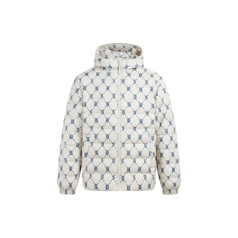 BOSIDENG Down Jacket Unisex Beige Classic Old Floral 9T48+Necklaces-2