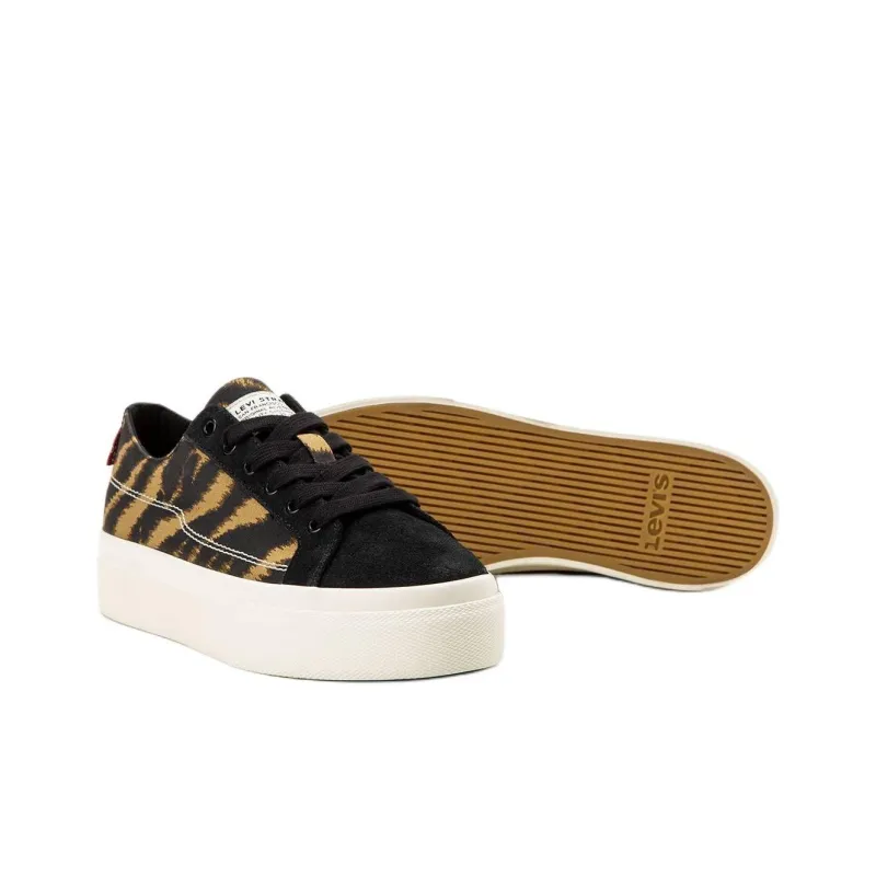 Levi's XL Decon Low Top Skateboard Shoes Women's Black-3