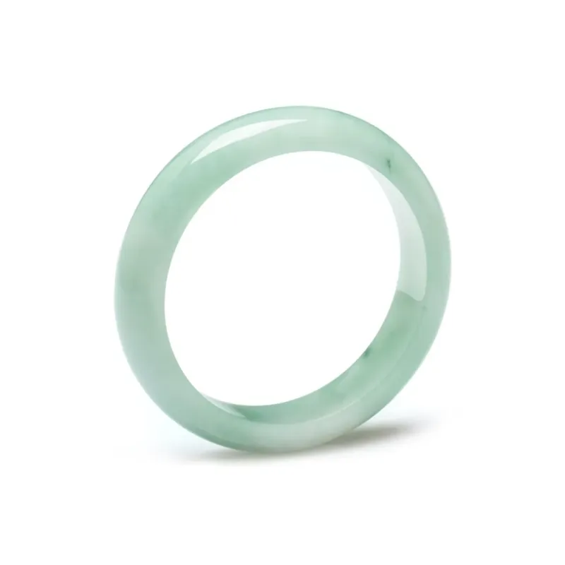 CUISHI Bean Type Jadeite Flat Bangle Women's-0