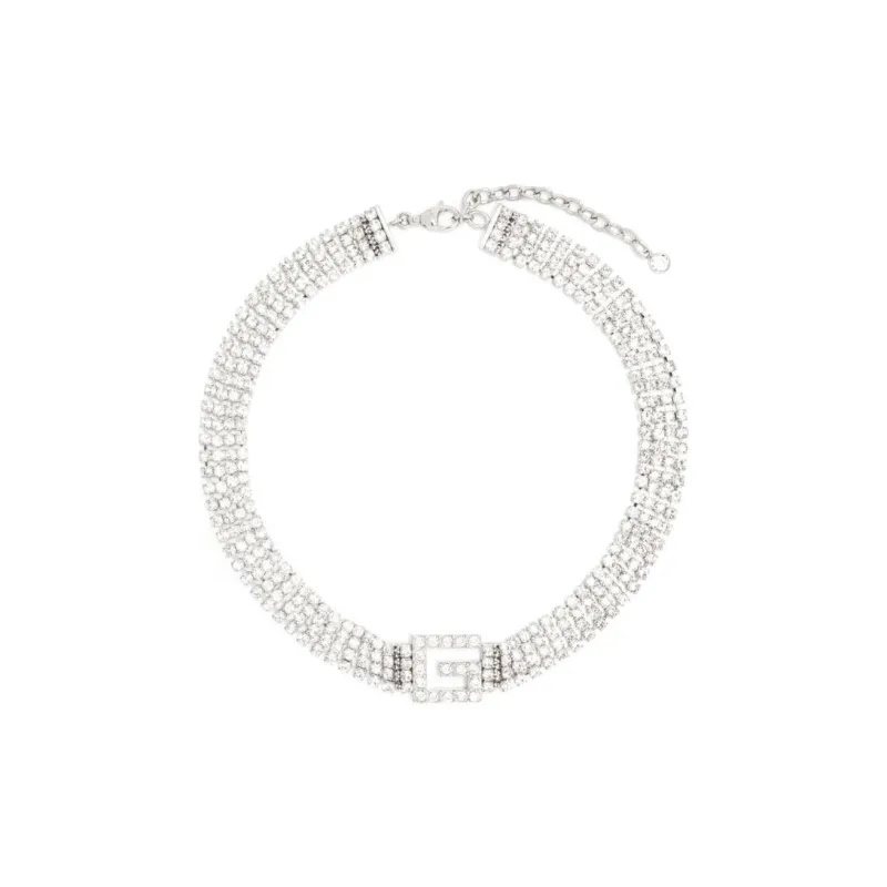 GUCCI Square G Crystal Necklace-1