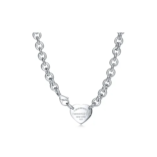 TIFFANY & CO. Sterling Silver Necklaces Unisex Silver