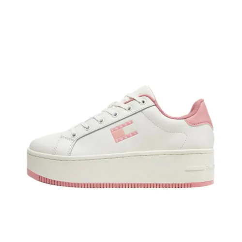 Tommy Hilfiger Rosa Low Top Casual Shoes Women's White Pink