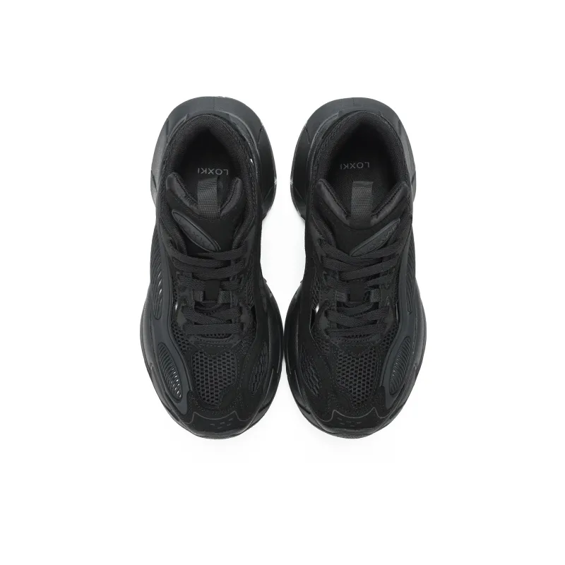 LOXKI SpaceCraft Spaceship Running Shoes Low Top Chunky Sneakers Unisex-3