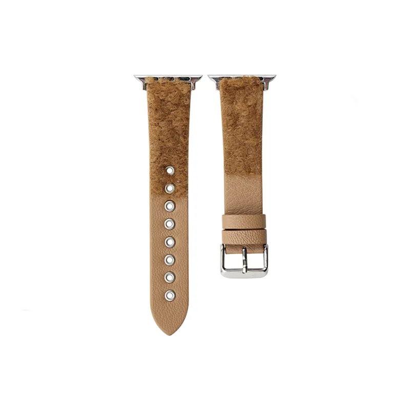 Vobafe Watch Band Apple Compatibility Genuine Leather Material-6