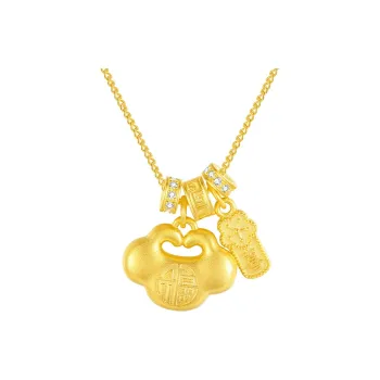 CHOW TAI SENG S925 Silver Necklaces Women's