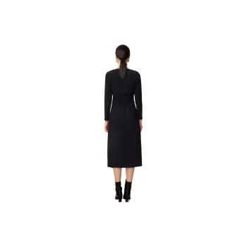 BBLLUUEE Long Sleeved Dress Women's Ink Black