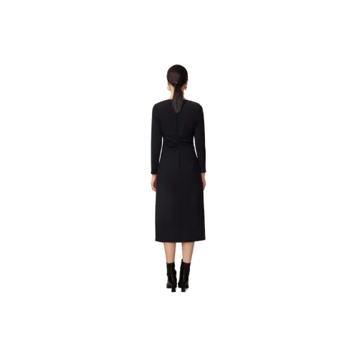 BBLLUUEE Long Sleeved Dress Women's Ink Black