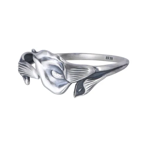 JINLUWANG 999 Fine Silver Bangles Women's