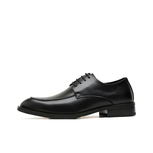 CHINT Dress Shoes Men Low Top Black