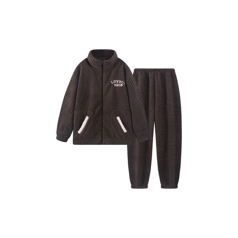 MADALLO Pajama Set Men's Dark Brown-0