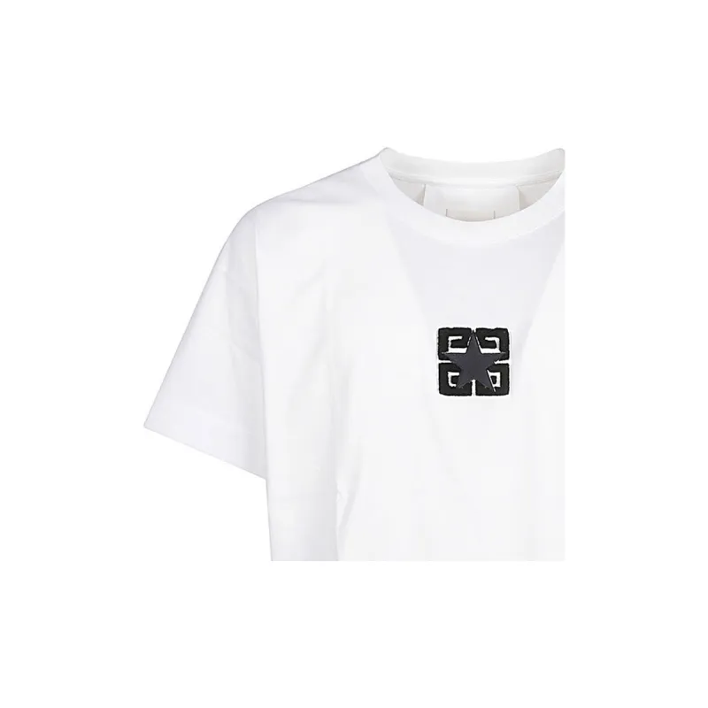 Givenchy 4G Stars Boxy Crewneck T Shirt-5
