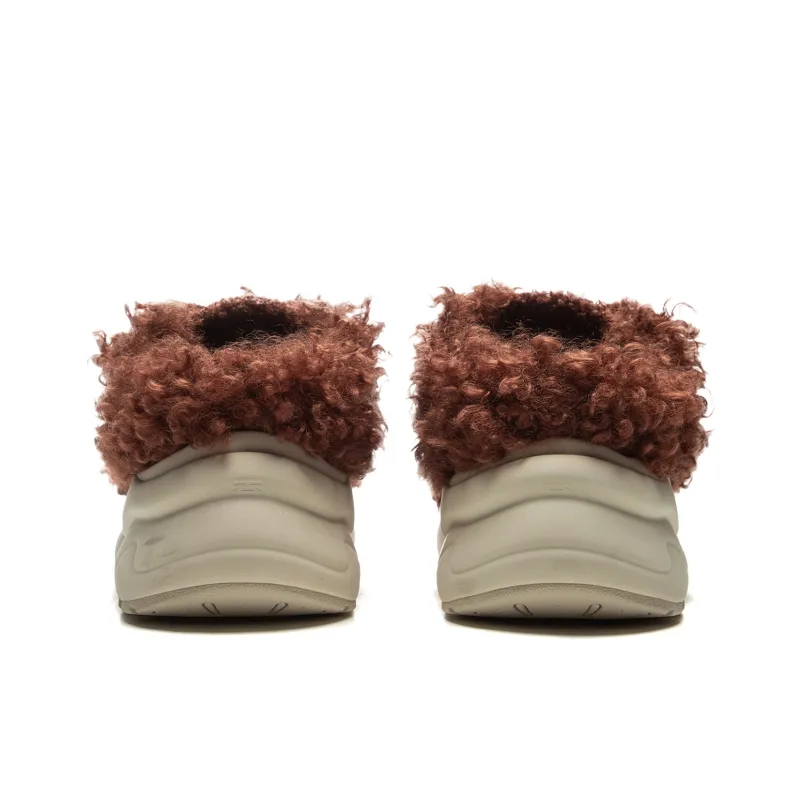 LiNing Anti-Slip Wear-Resistant Low-Top Casual Shoes Women's Red Chestnut Brown-4