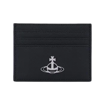 Vivienne Westwood Leather Card Holder Regular Women's Black