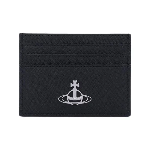 Vivienne Westwood Leather Card Holder Regular Women's Black