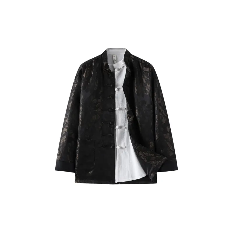 XUANSHENG Jackets Coats Men's Light Brown-1