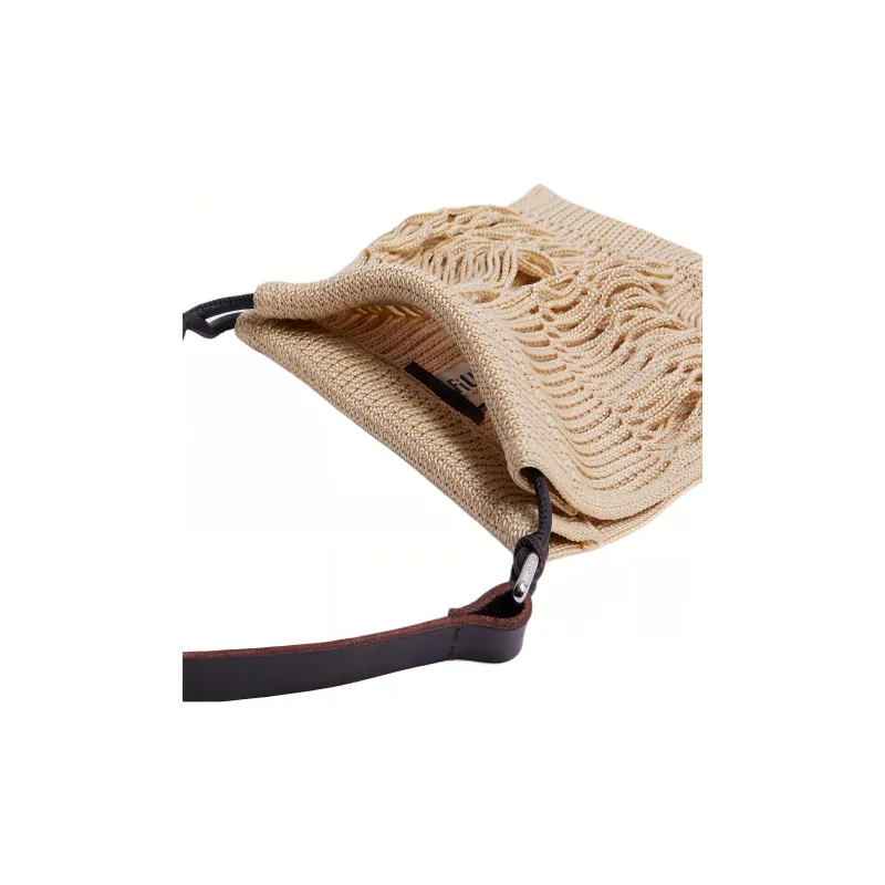 Lemaire Nylon Shoulder Bag, Crossbody Bag Mini Women's Light Beige-1