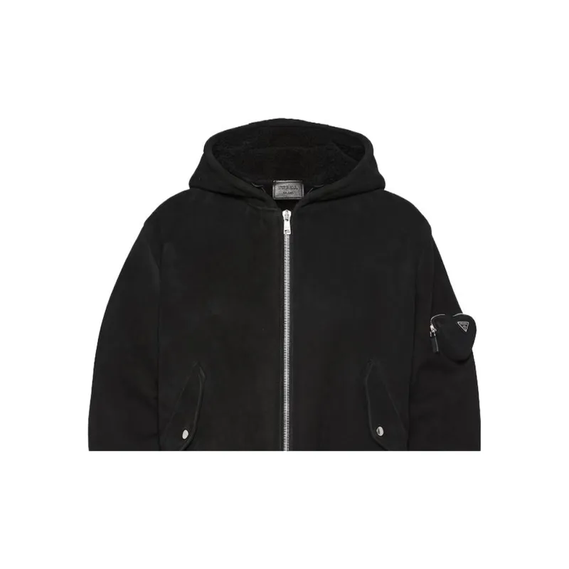 PRADA 2010s Suede Jacket-4