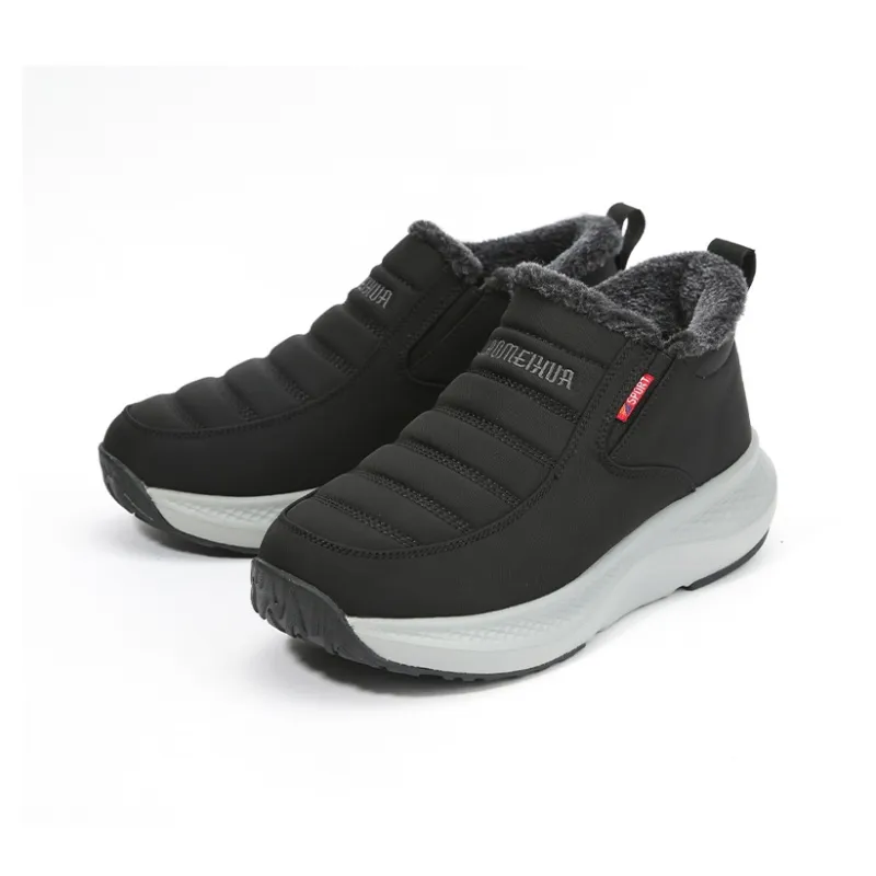 Old Meihua Casual Shoes Men Low Top Black/Gray-1