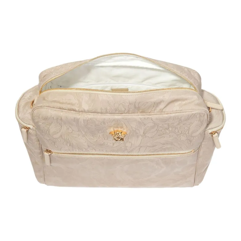 VERSACE Nylon Crossbody Bag, Shoulder Bag Kids' Beige-1